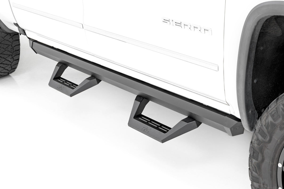 SRX2 Adj Aluminum Step | Crew Cab | Chevy/GMC 1500/2500HD/3500HD (07-18 & Classic) | 11009A