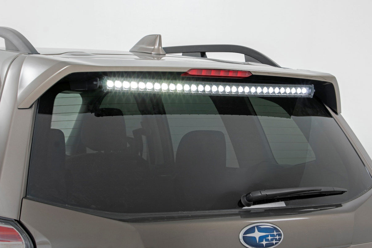 30 Inch Black Series LED Light Bar | Curved | Single Row | 72730BL