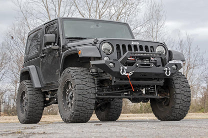 Rough Country | Front Bumper | Sport | OE Fog | Jeep Gladiator JT/Wrangler JK & JL/Wrangler Unlimited | 10596