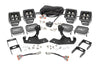 LED Light Kit | Fog Mount | 2" Black Pair | Amber DRL | Chevy Silverado 2500 HD/3500 HD (11-14) | 70628DRLA