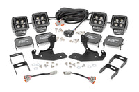 LED Light Kit | Fog Mount | 2" Black Pair | Amber DRL | Chevy Silverado 2500 HD/3500 HD (11-14) | 70628DRLA