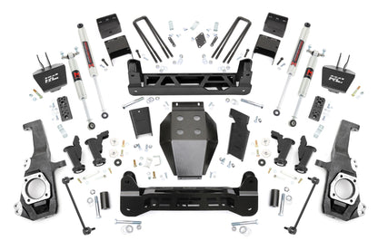 Rough Country | 5 Inch Lift Kit | Torsion Drop | M1 | w/ Overloads | Chevy/GMC 2500HD/3500HD (20-26) | 111040