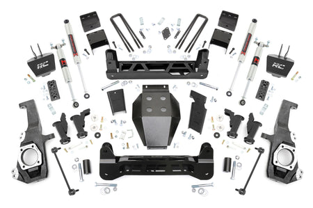 Rough Country | 5 Inch Lift Kit | Torsion Drop | M1 | w/ Overloads | Chevy/GMC 2500HD/3500HD (20-26) | 111040