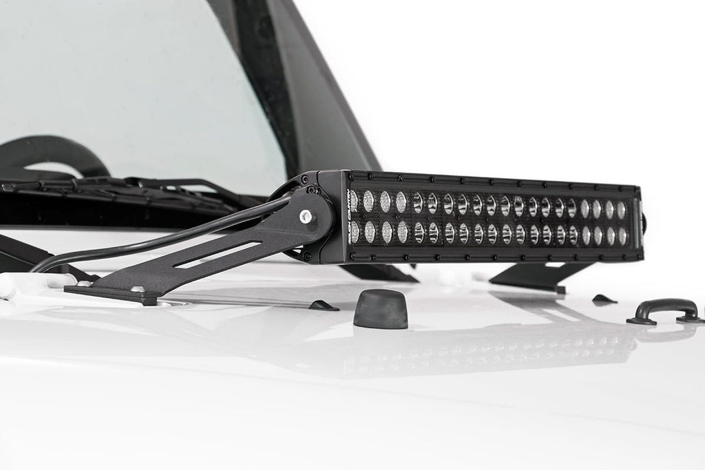LED Light Mount | Hood | 20" | Jeep Wrangler JK/Wrangler Unlimited  (07-18) | 70533