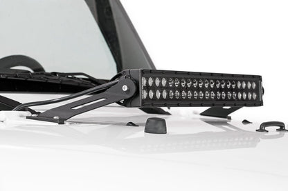 LED Light Mount | Hood | 20" | Jeep Wrangler JK/Wrangler Unlimited  (07-18) | 70533