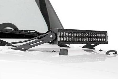 LED Light Mount | Hood | 20" | Jeep Wrangler JK/Wrangler Unlimited  (07-18) | 70533