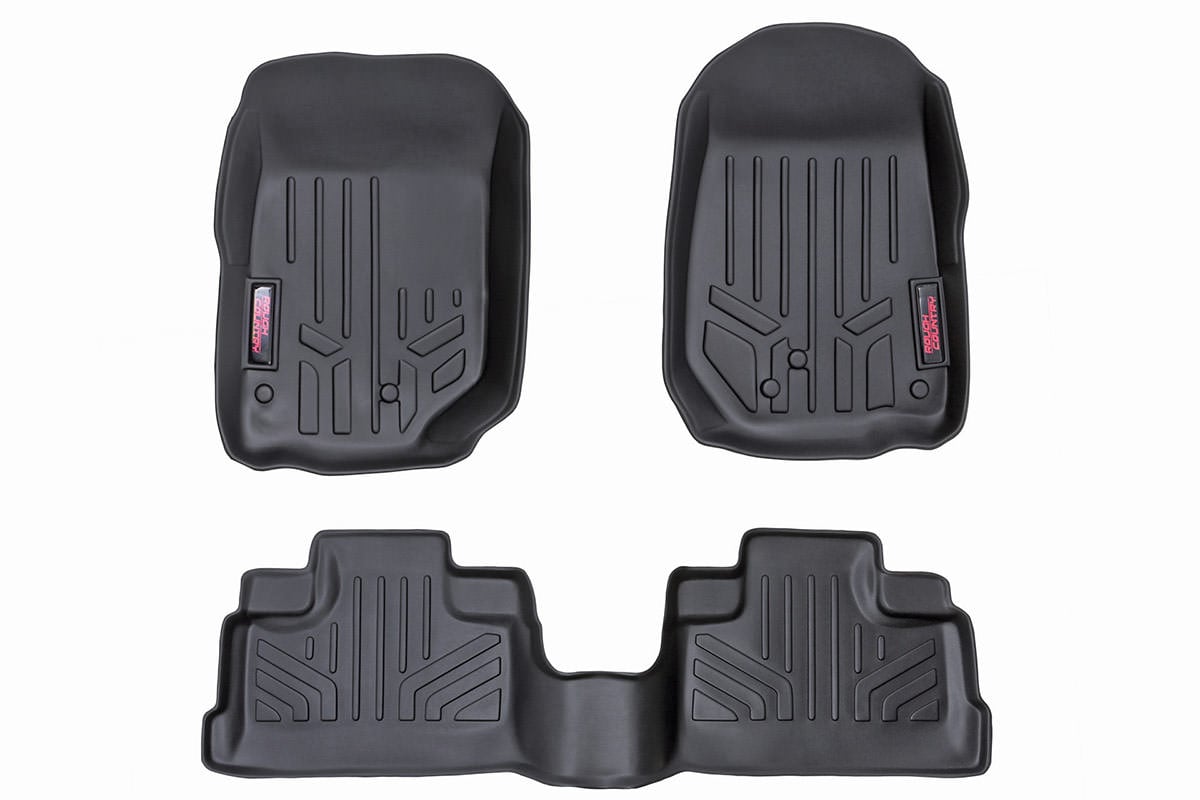 Floor Mats | FR & RR | 4 Door | Jeep Wrangler Unlimited 2WD/4WD (2007-2013) | M-60712