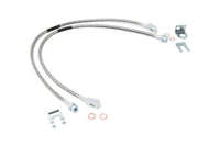 Brake Lines | Stainless | FR | 4-6" Lift | Jeep Cherokee XJ/Wrangler TJ/Wrangler Unlimited  | 89702