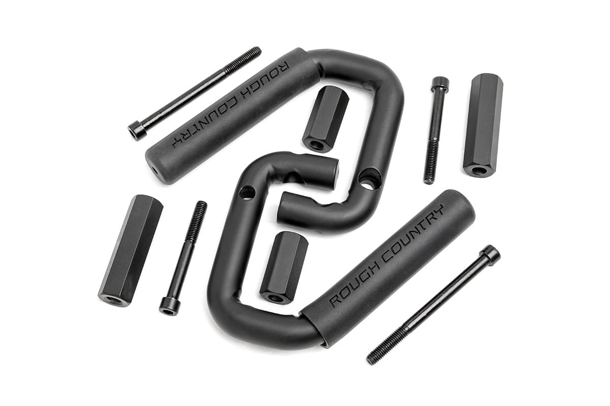 Grab Handles | Steel | Front | Black | Jeep Wrangler JK/Wrangler Unlimited (07-18) | 6501