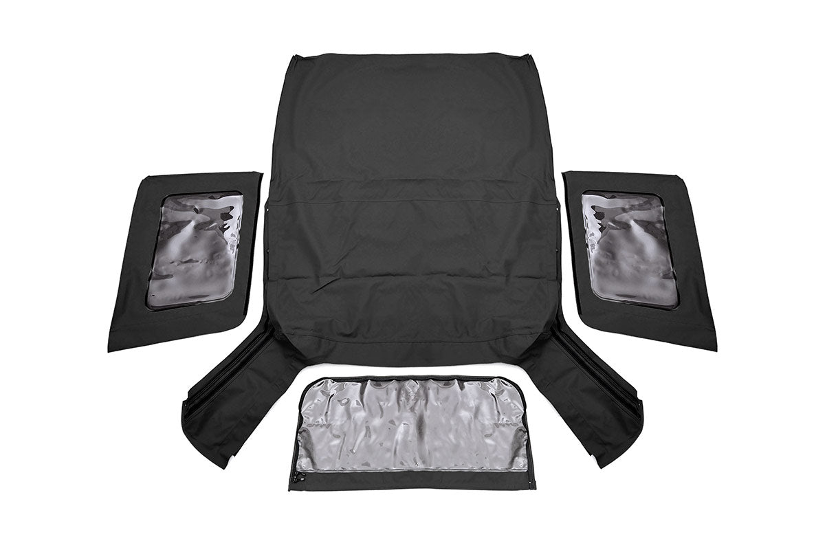 Soft Top | Replacement | Black | 2 Door | Jeep Wrangler JK 4WD (2007-2009) | RC85240.35