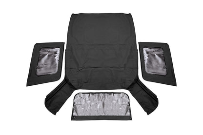 Soft Top | Replacement | Black | 2 Door | Jeep Wrangler JK 4WD (2007-2009) | RC85240.35