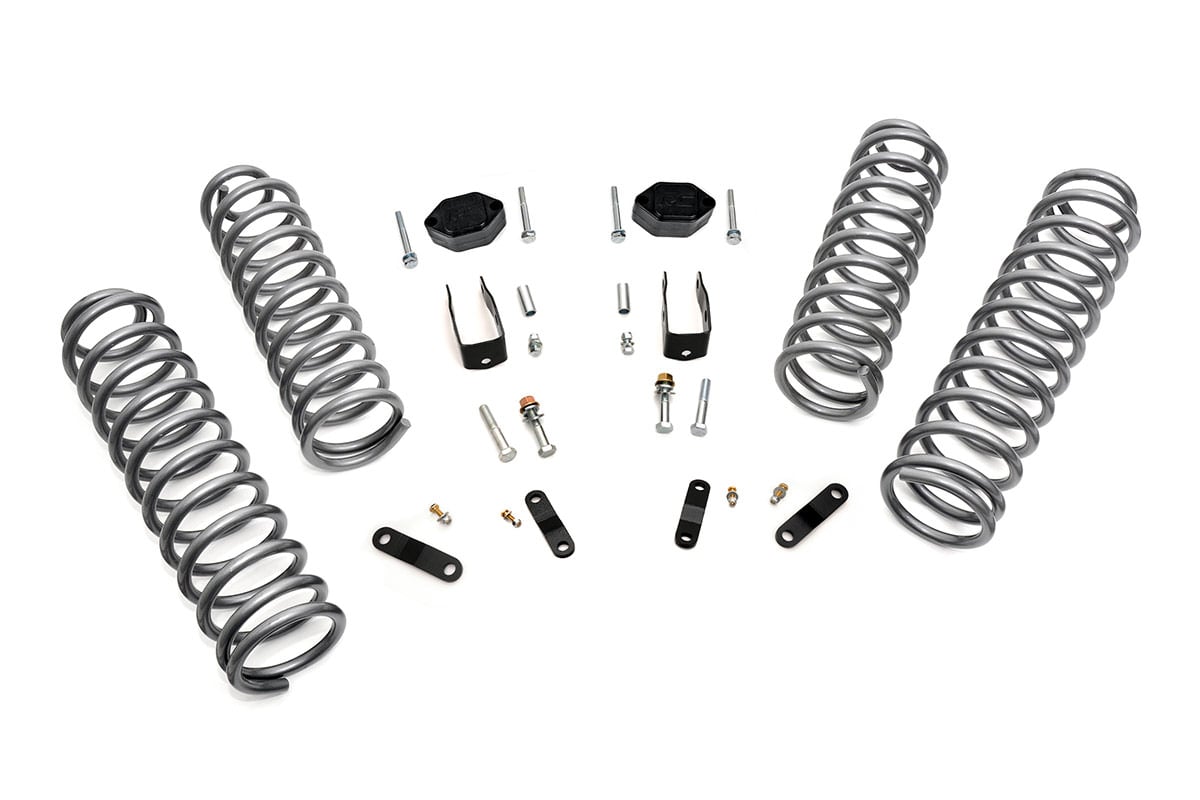 2.5 Inch Lift Kit | Coils | No Shocks | Jeep Wrangler JK 4WD (2007-2018) | 624
