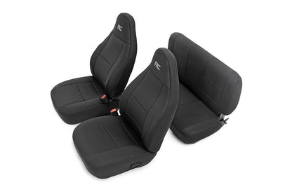 Seat Covers | Front and Rear | Jeep Wrangler TJ (03-06)/Wrangler Unlimited (04-06)  | 91001