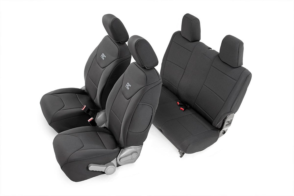 Seat Covers | Front and Rear | Jeep Wrangler JK 4WD (2007-2010) | 91005