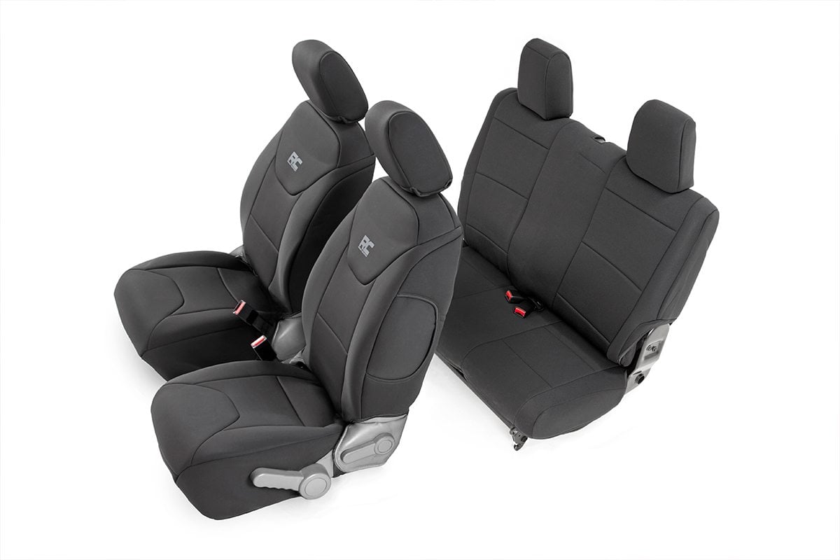 Seat Covers | Front and Rear | Jeep Wrangler JK 4WD (2007-2010) | 91005