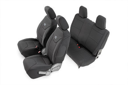 Seat Covers | Front and Rear | Jeep Wrangler JK 4WD (2007-2010) | 91005