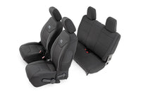 Seat Covers | Front and Rear | 2-Door | Jeep Wrangler JK 4WD (2013-2018) | 91007