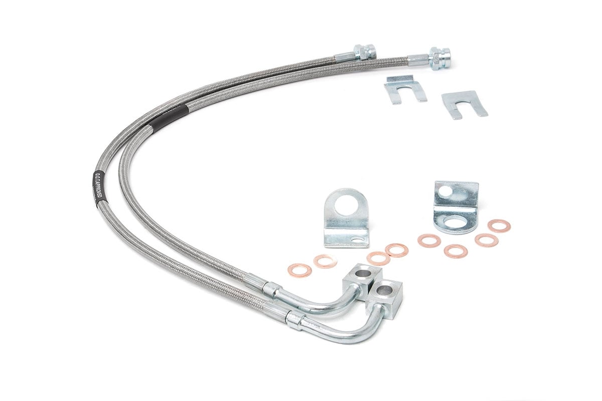 Brake Lines | Stainless | Front | 4-6 Inch Lift | Jeep Wrangler JK/Wrangler Unlimited (07-18) | 89707