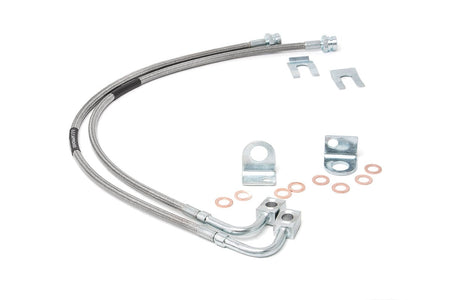 Brake Lines | Stainless | Front | 4-6 Inch Lift | Jeep Wrangler JK/Wrangler Unlimited (07-18) | 89707