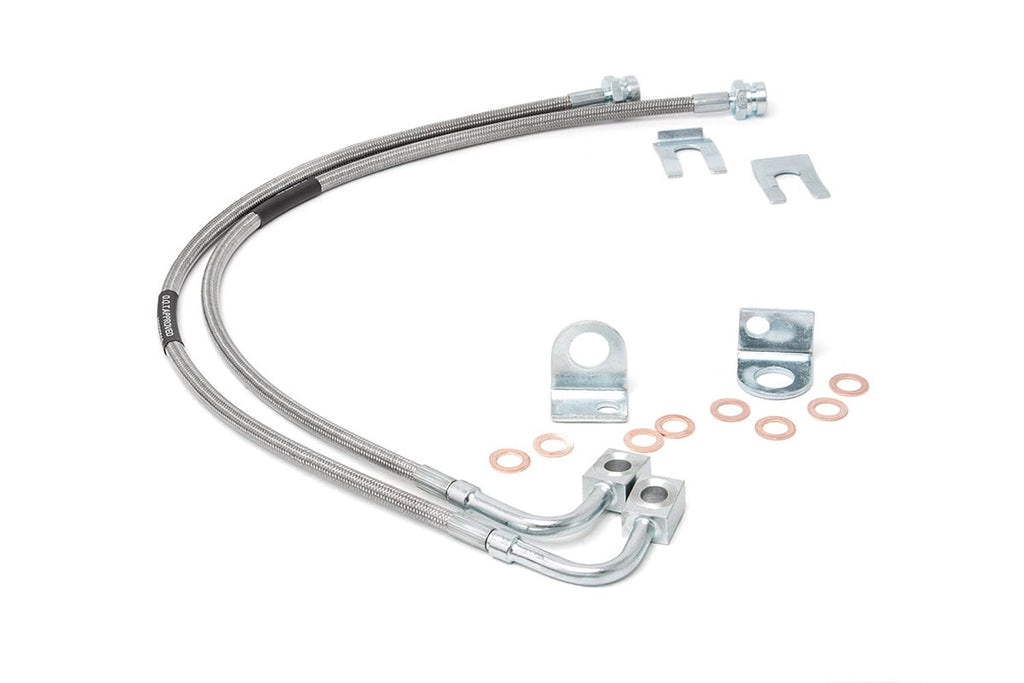 Brake Lines | Stainless | Rear | 4-6 Inch Lift | Jeep Wrangler JK/Wrangler Unlimited (07-18) | 89708