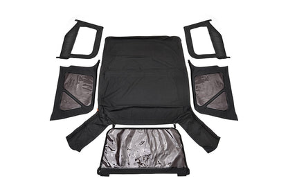 Soft Top | Replacement | Black | Half Doors | Jeep Wrangler TJ 4WD (97-06) | RC85350.35