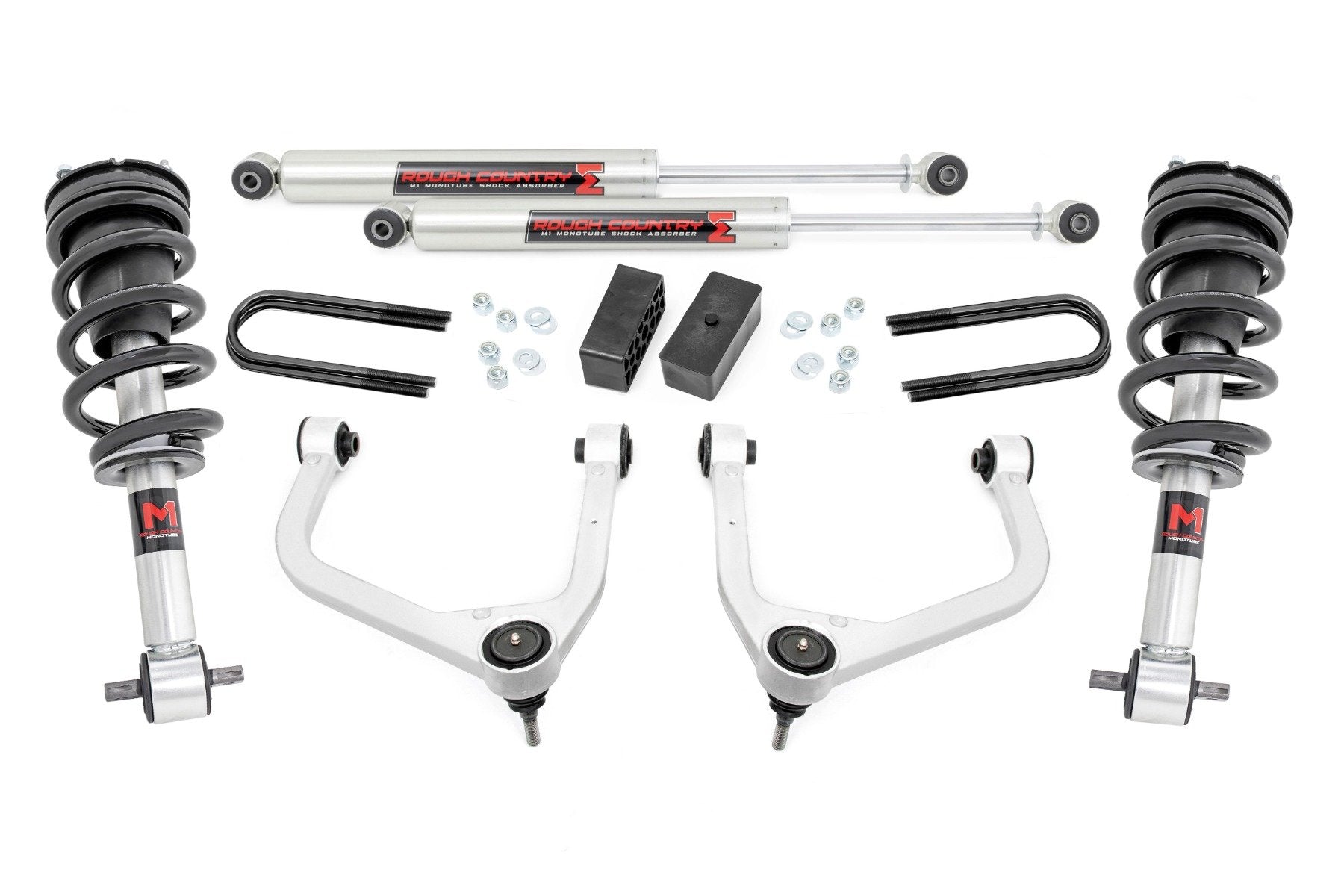 3.5 Inch Lift Kit | Mono Leaf Rear | M1 Struts/M1 | GMC Sierra 1500 2WD/4WD (2019-2025 & Classic) | 28840