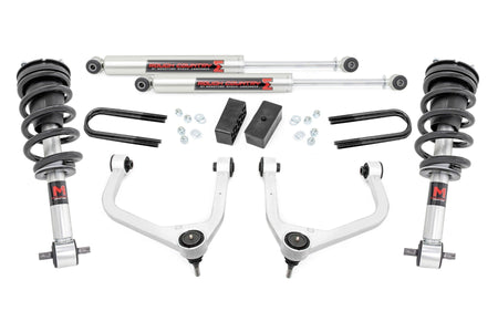 Rough Country | 3.5 Inch Lift Kit | Mono Leaf Rear | M1 Struts/M1 | GMC Sierra 1500 (25-26) | 28840_A
