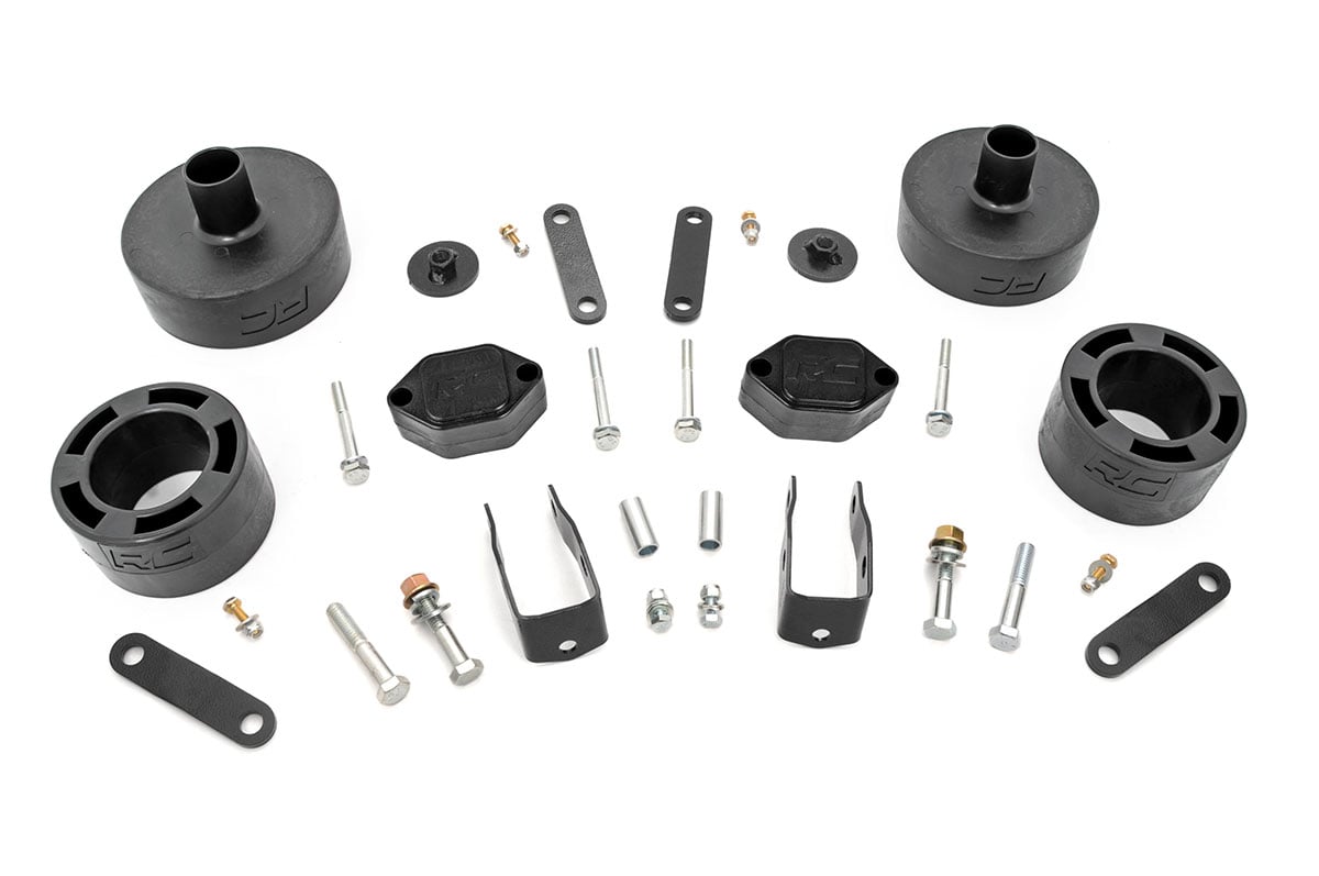 2.5 Inch Lift Kit | Spacers | Jeep Wrangler JK/Wrangler Unlimited  (2007-2018) | 656