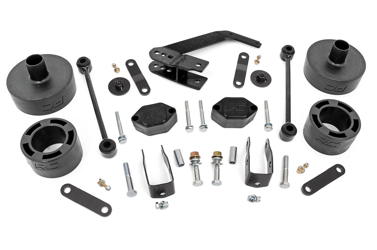 2.5 Inch Lift Kit | Spacers | Series II | Jeep Wrangler JK/Wrangler Unlimited (07-18) | 635