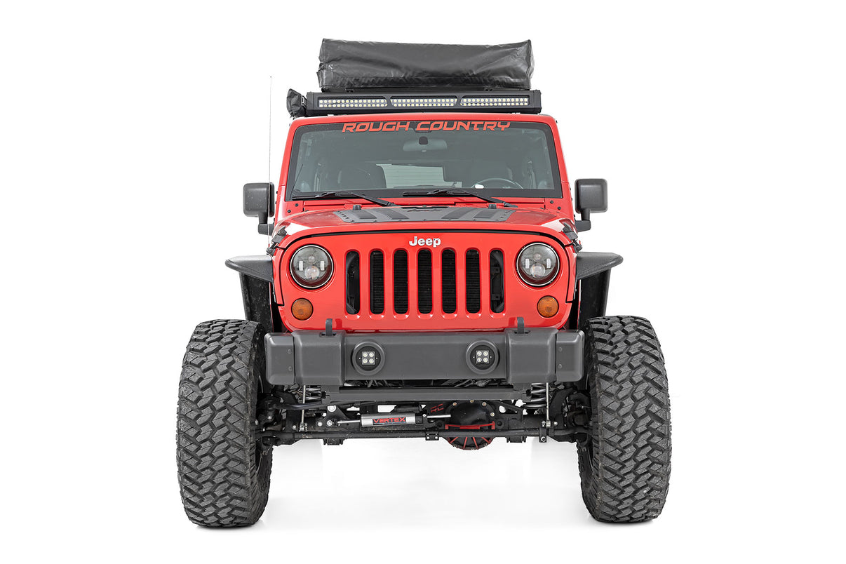Front Bumper Caps | Jeep Wrangler JK/Wrangler Unlimited  (2007-2018) | 1047