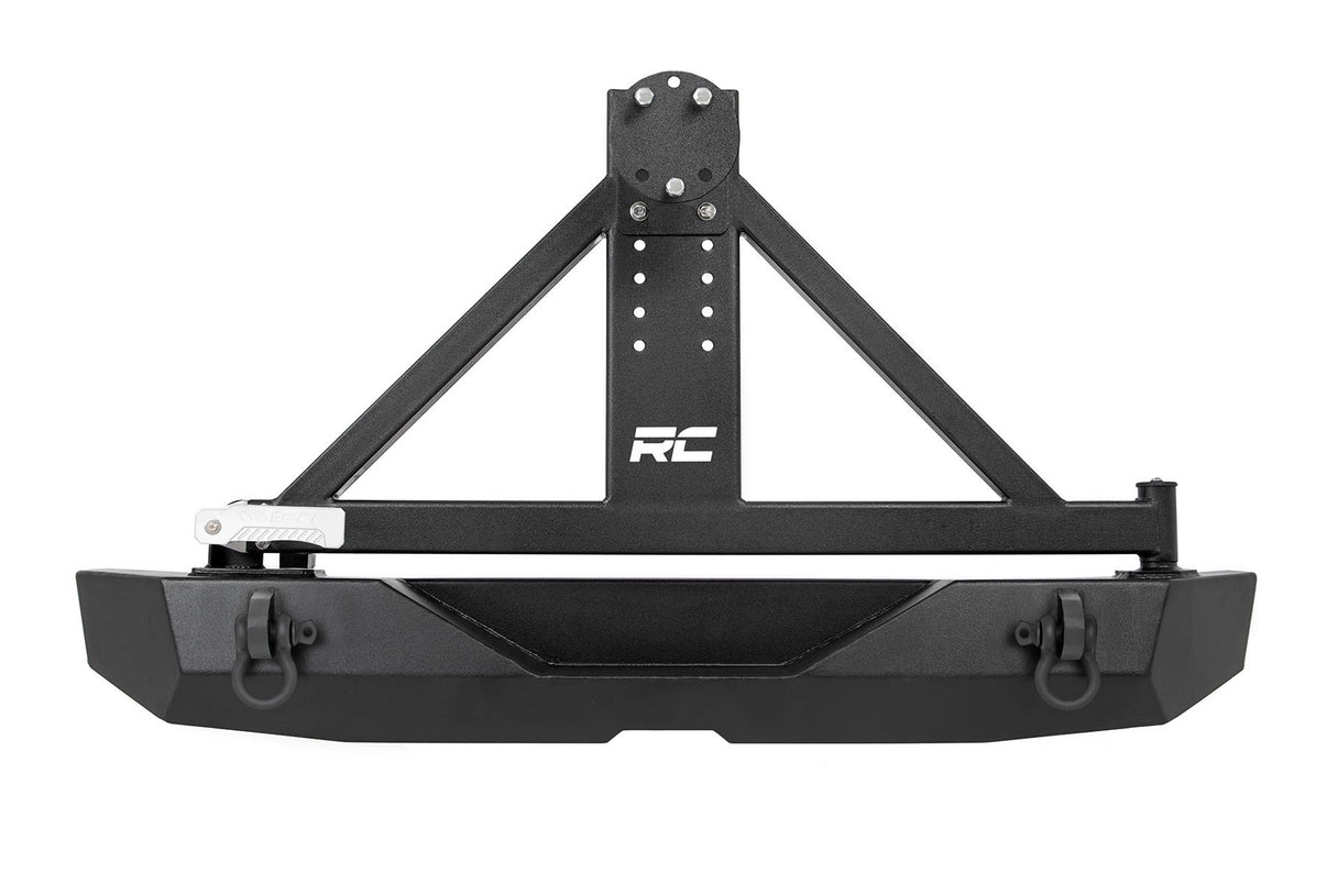 Rear Bumper | Rock Crawler | Tire Carrier | Jeep Wrangler JK/Wrangler Unlimited (07-18) | 10594A