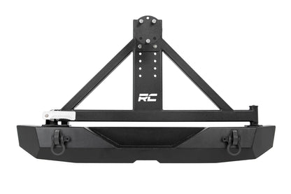 Rear Bumper | Rock Crawler | Tire Carrier | Jeep Wrangler JK/Wrangler Unlimited (07-18) | 10594A