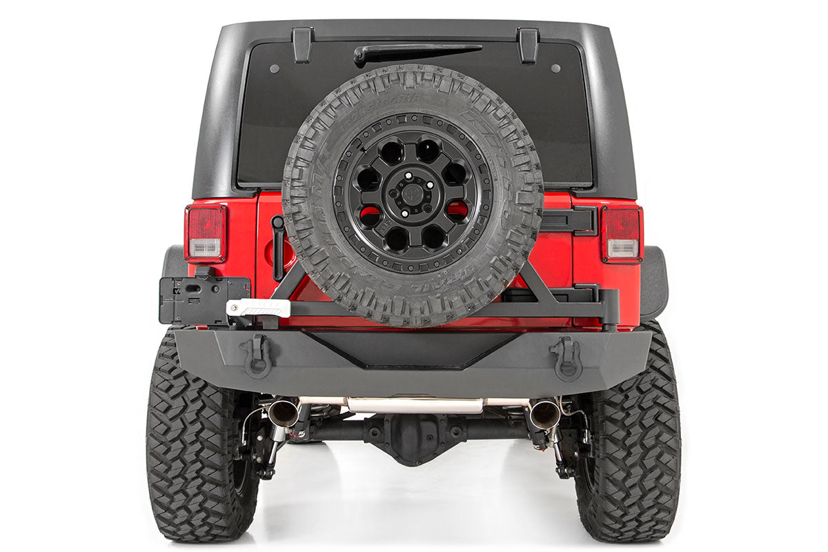 Rear Bumper | Rock Crawler | Tire Carrier | Jeep Wrangler JK/Wrangler Unlimited (07-18) | 10594A
