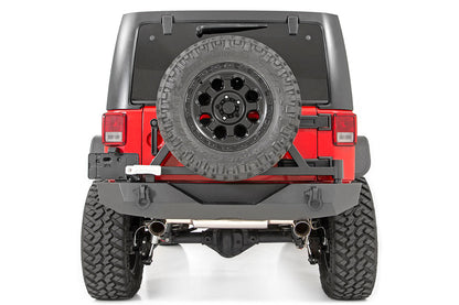 Rear Bumper | Rock Crawler | Tire Carrier | Jeep Wrangler JK/Wrangler Unlimited (07-18) | 10594A
