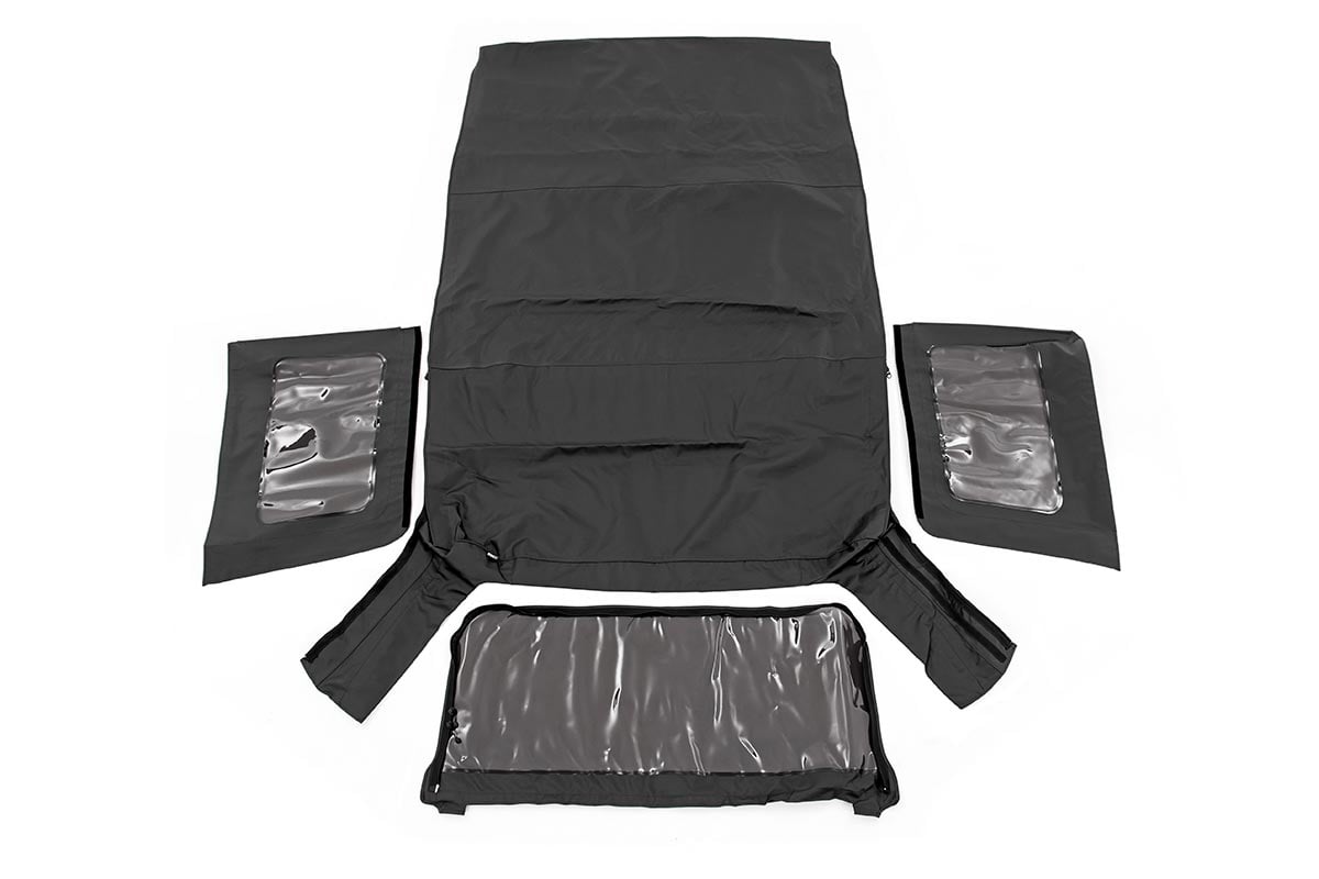 Soft Top | Replacement | Black | 4 Door | Jeep Wrangler Unlimited (10-18) | RC85570.35