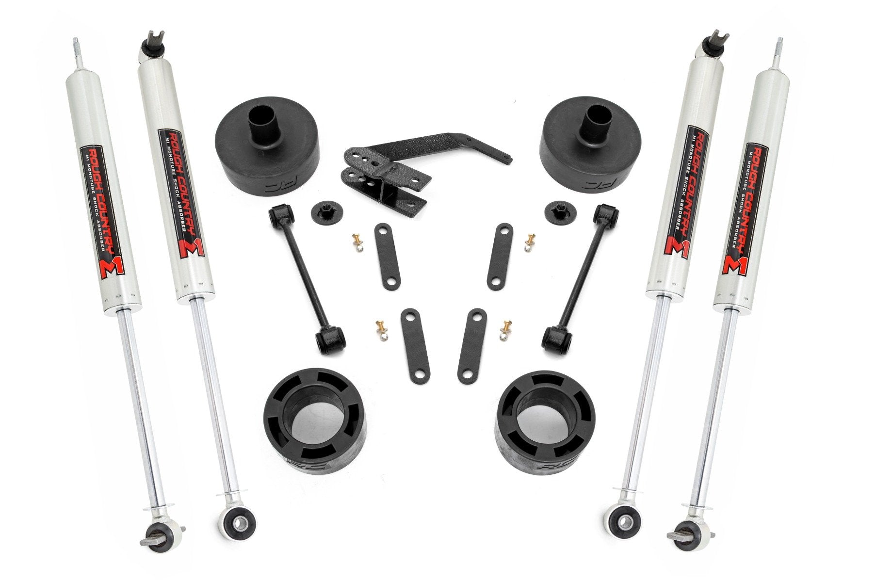 2.5 Inch Lift Kit | Spacers | M1 | Jeep Wrangler JK/Wrangler Unlimited  (07-18) | 65740