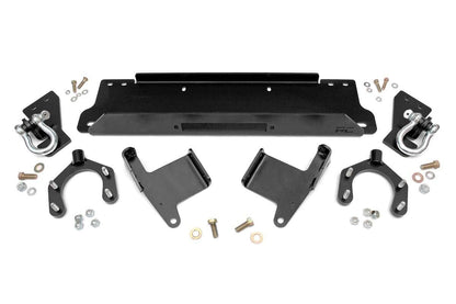 Winch Mount Plate | Factory Bmpr | D-Rings | Jeep Wrangler JK/Wrangler Unlimited (07-18) | 1173