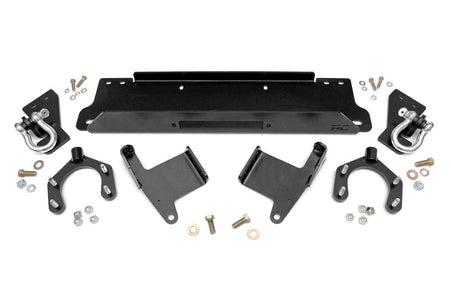 Winch Mount Plate | Factory Bmpr | D-Rings | Jeep Wrangler JK/Wrangler Unlimited (07-18) | 1173