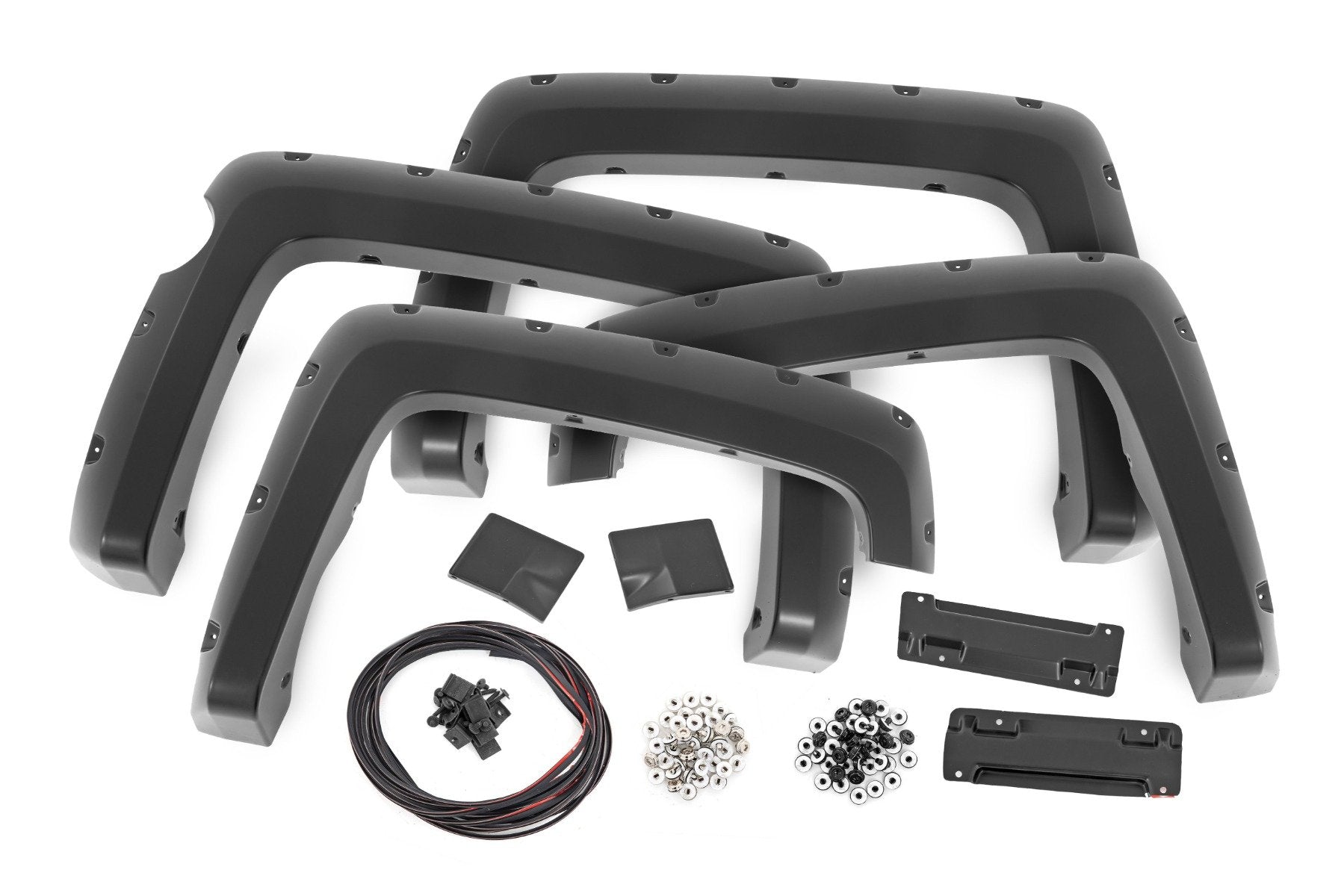 Pocket Fender Flares | 5'9" Bed | GBA Black | Chevy Silverado 1500 (14-18 & Classic) | F-C11413A-GBA