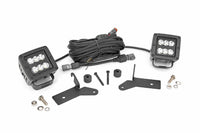 LED Light Kit | Hinge Mount | 2" Black Pair | Jeep Gladiator JT/Wrangler JL (18-25) | 70052