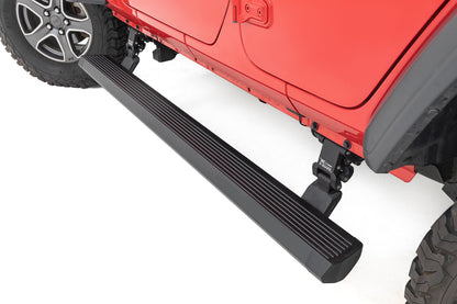 Rough Country | Power Running Boards | Dual Electric Motor | 4 Door | Jeep Wrangler JL (2018-2026) | PSR610430A