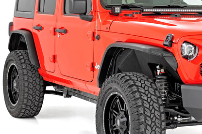 High Clearance LED Flat Fender Flare Kit | UV Treated | Jeep Wrangler JL (18-24) | 99036