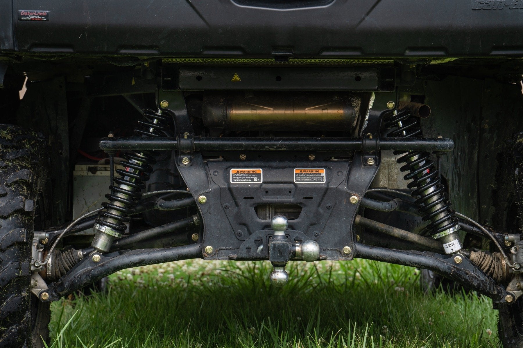 M1 Rear Coil Over Shocks | Ride Height Adjust | Can-Am Defender HD10  | 301012