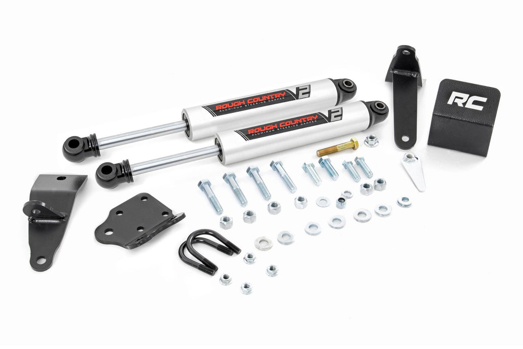 V2 Steering Stabilizer | Dual | 2-8 Inch Lift | Ram 2500 (10-13)/3500 (10-12)  | 8749570