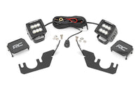LED Light Kit | Rear Mount | 2" Black Pair | Flood | Kawasaki Teryx 4 1000/Teryx4 800  | 94007