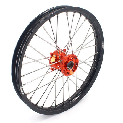 KKE 19/16 Factory Size Kids Big Wheels Rims Fit KTM SX 85 2025-2026 Orange