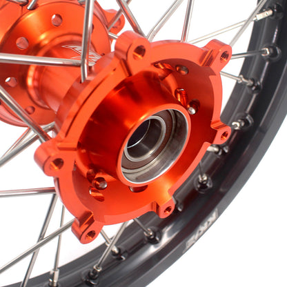 KKE 19/16 Factory Size Kids Big Wheels Rims Fit KTM SX 85 2025-2026 Orange