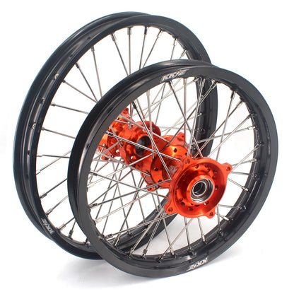 KKE 19/16 Factory Size Kids Big Wheels Rims Fit KTM SX 85 2025-2026 Orange