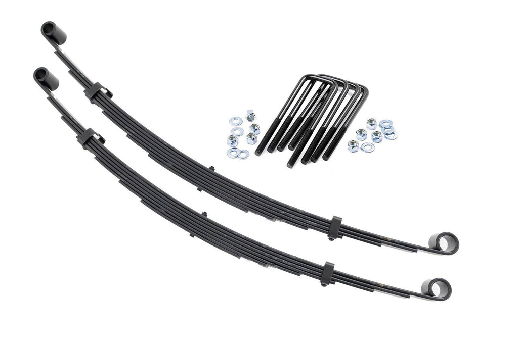 Front Leaf Springs | 4" Lift | Pair | Ford F-250 4WD (1977-1979) | 8013Kit