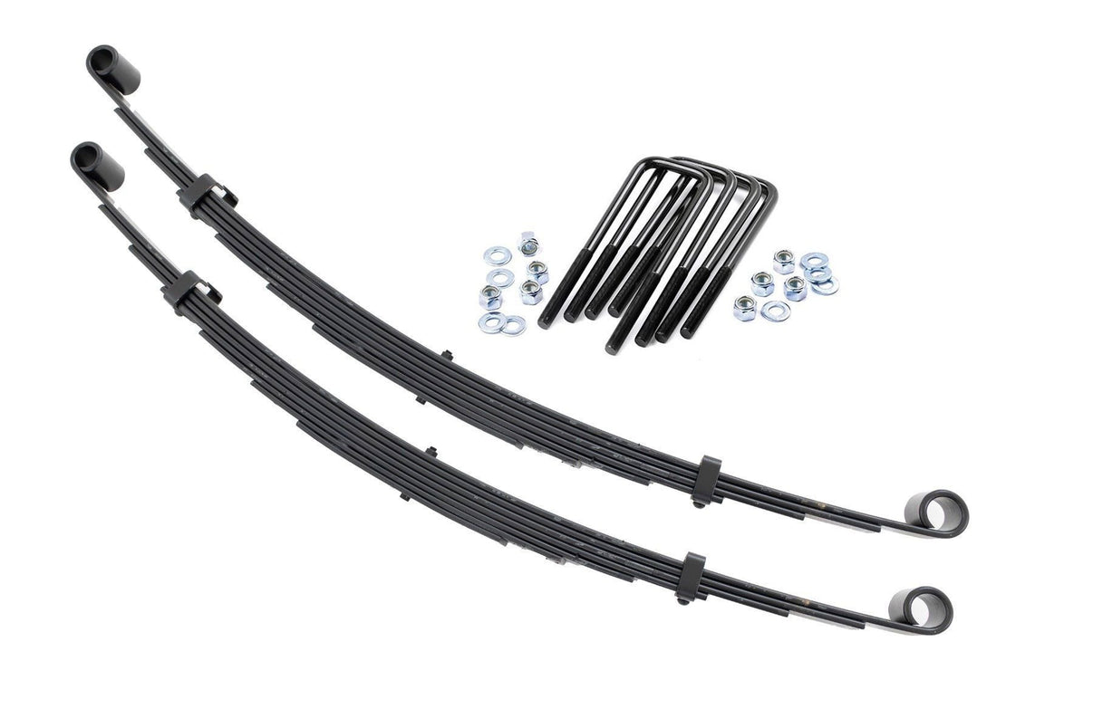 Front Leaf Springs | 4" Lift | Pair | Ford F-250 4WD (1977-1979) | 8013Kit
